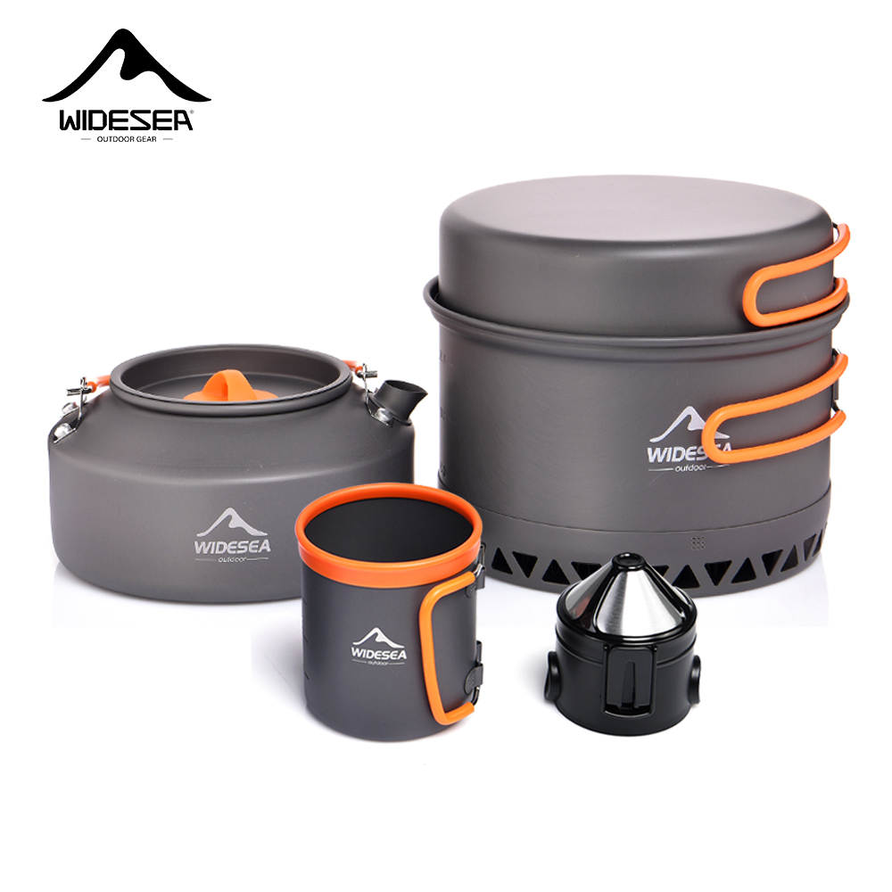 Outdoor Camping Kitchen Set - Zestaw naczyń kempingowych, sprzęt kuchenny do