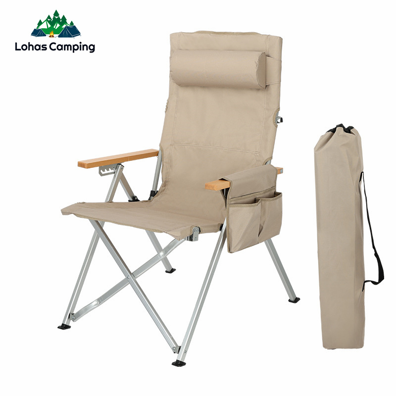 Outdoor Camping Recliner - Lohascamping Przenośne Regulowane Krzesło Ogrodowe Składane