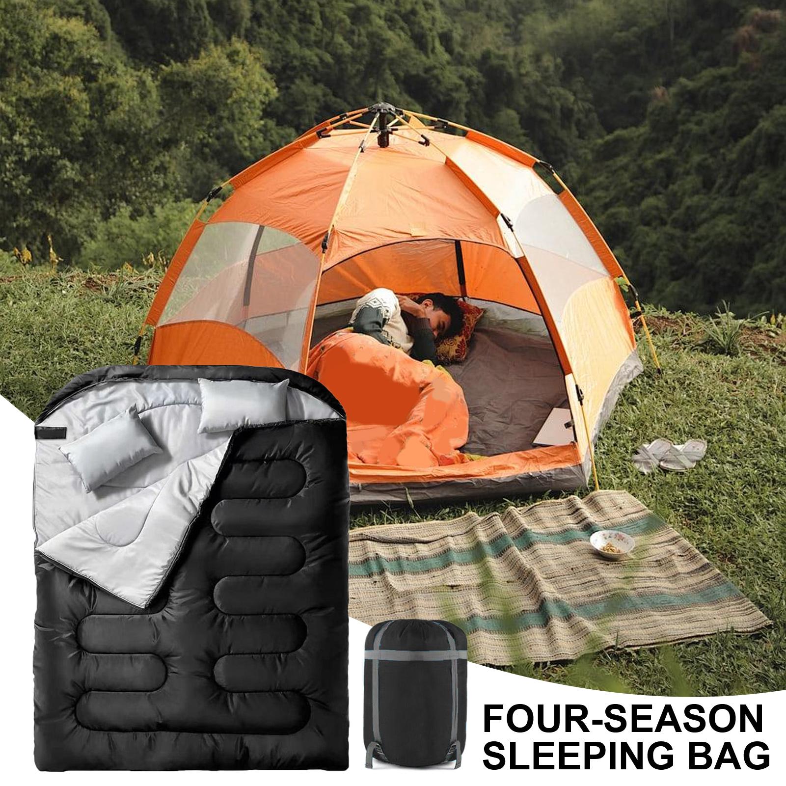 Outdoor Camping Activities For Adults - Śpiwór dla dorosłych, dwuosobowy, ciepły, przenośny