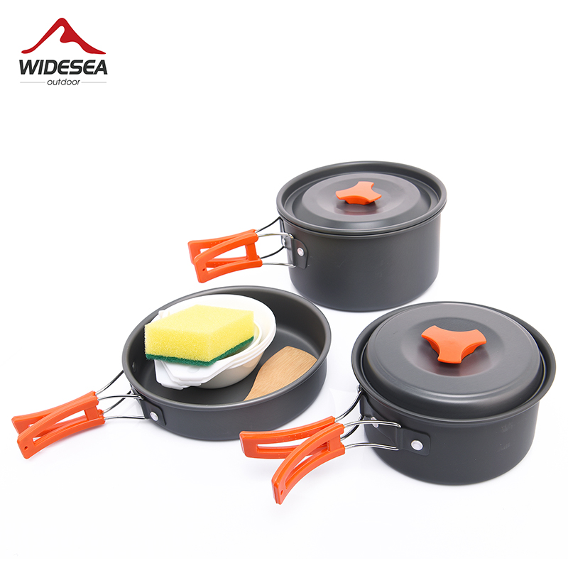 Outdoor Camping Kitchen Set - Widesea Camping Outdoor Cookware Set Zastawa