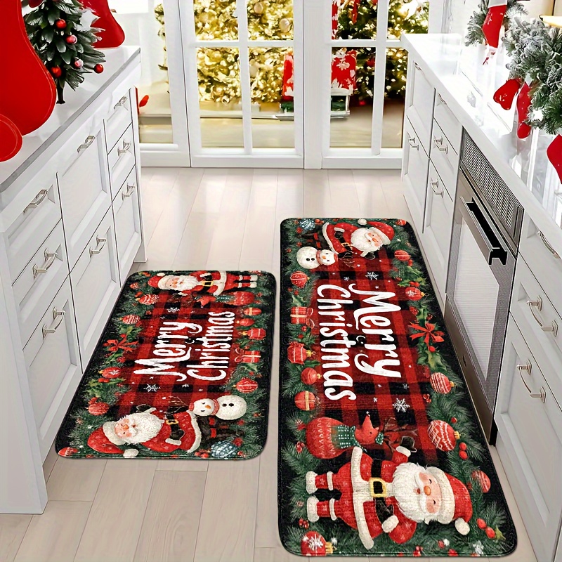 Outdoor Camping Rug Waterproof - Dywanik Vikama Święty Mikołaj Dywan Kuchenny