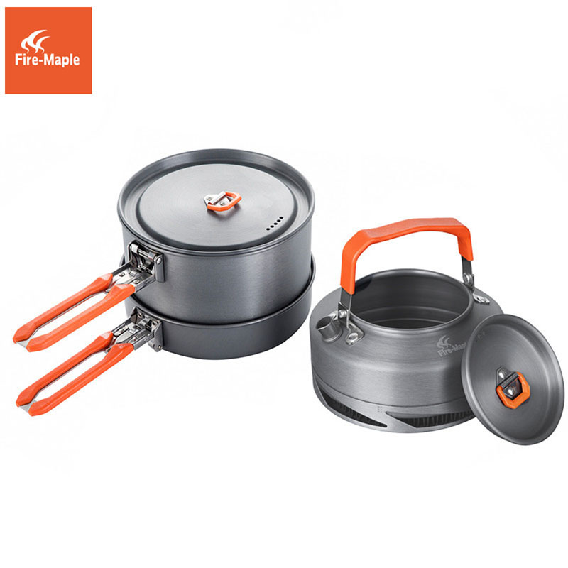 Outdoor Camping Kitchen Set - Fire Maple garnków Camping piesze wycieczki