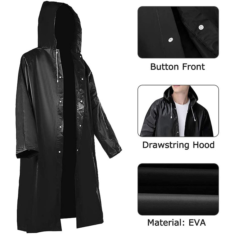 Outdoor Camping Activities For Adults - Eva Unisex płaszcz przeciwdeszczowy przeciwdeszczowy bluza