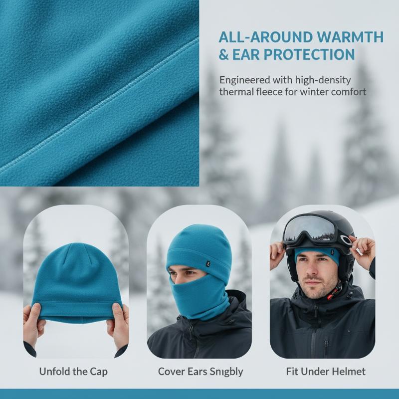 Ciepła, miękka czapka z polaru – Outdoor Camping Activities For Adults recenzja i cena