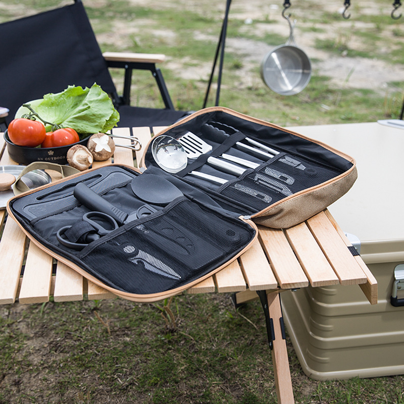 8-częściowy zestaw naczyń kuch – Outdoor Camping Kitchen Set recenzja i cena