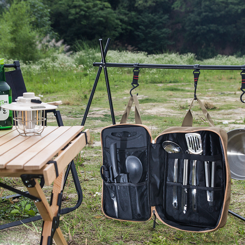 8-częściowy zestaw naczyń kuch – Outdoor Camping Kitchen Set recenzja i cena
