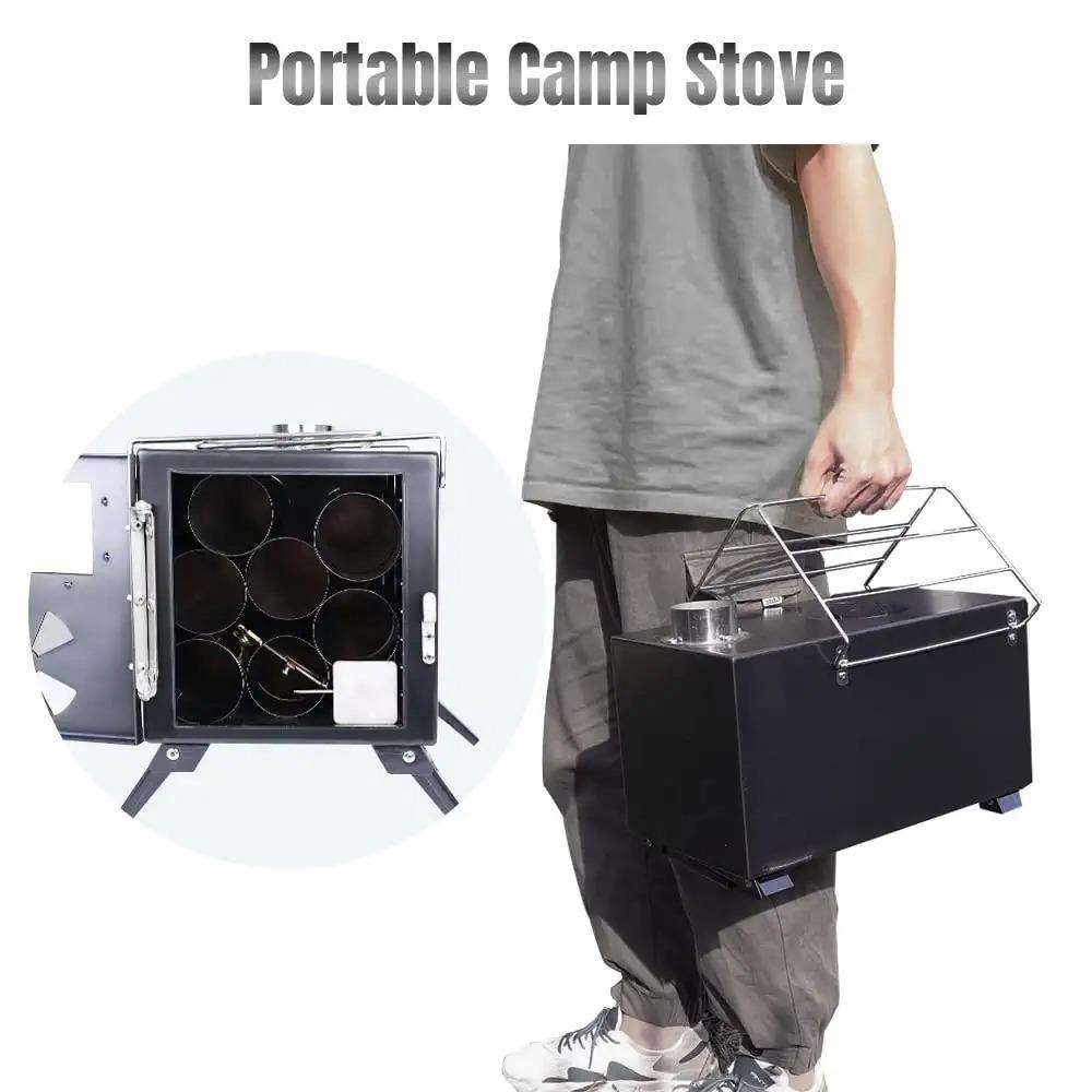 Przenośna kuchenka kempingowa  – Outdoor Camping Wood Burning Stove recenzja i cena