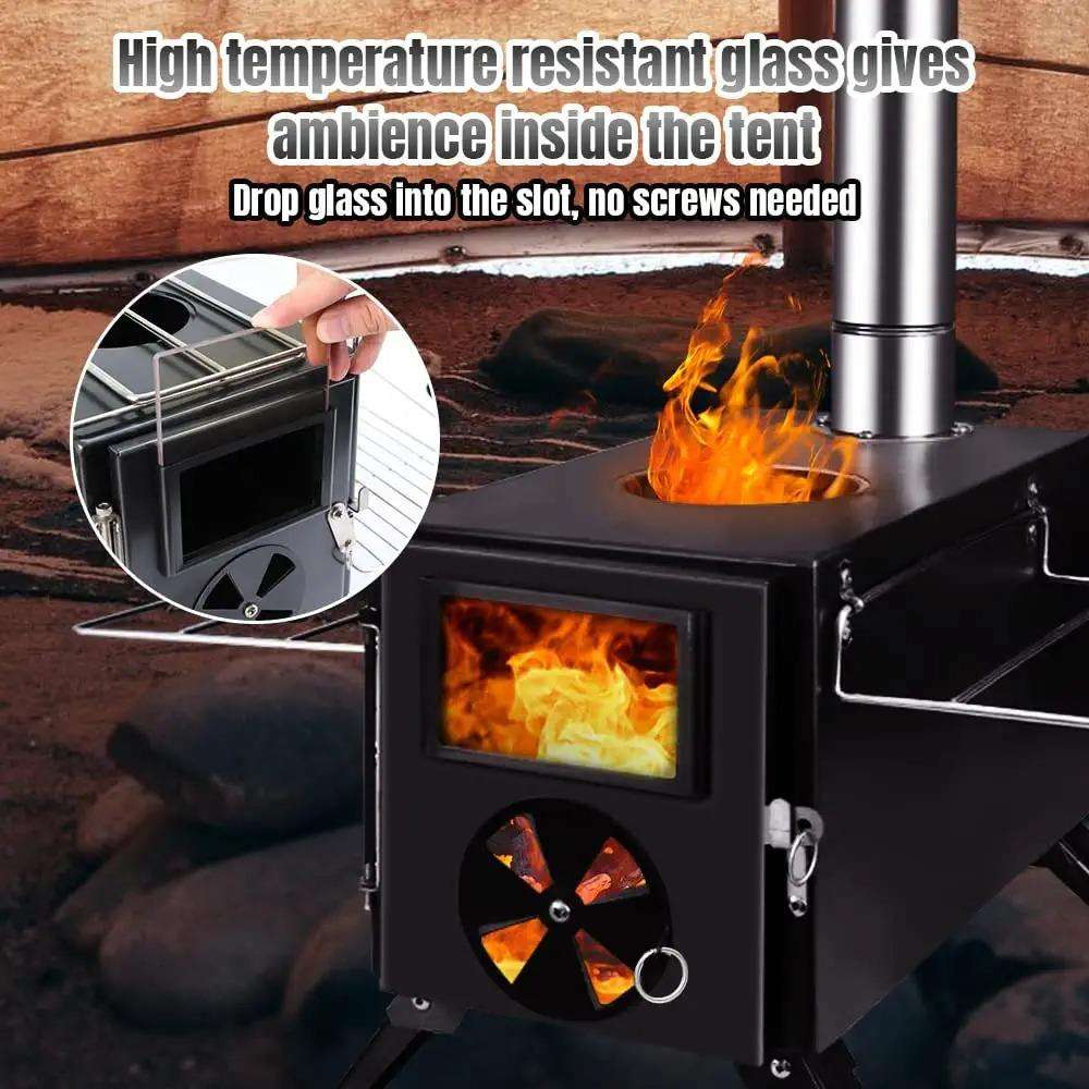 Przenośna kuchenka kempingowa  – Outdoor Camping Wood Burning Stove recenzja i cena