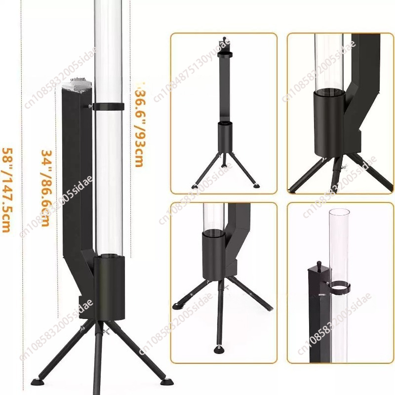 Pionowa piec rakietowy na drew – Outdoor Camping Wood Burning Stove recenzja i cena
