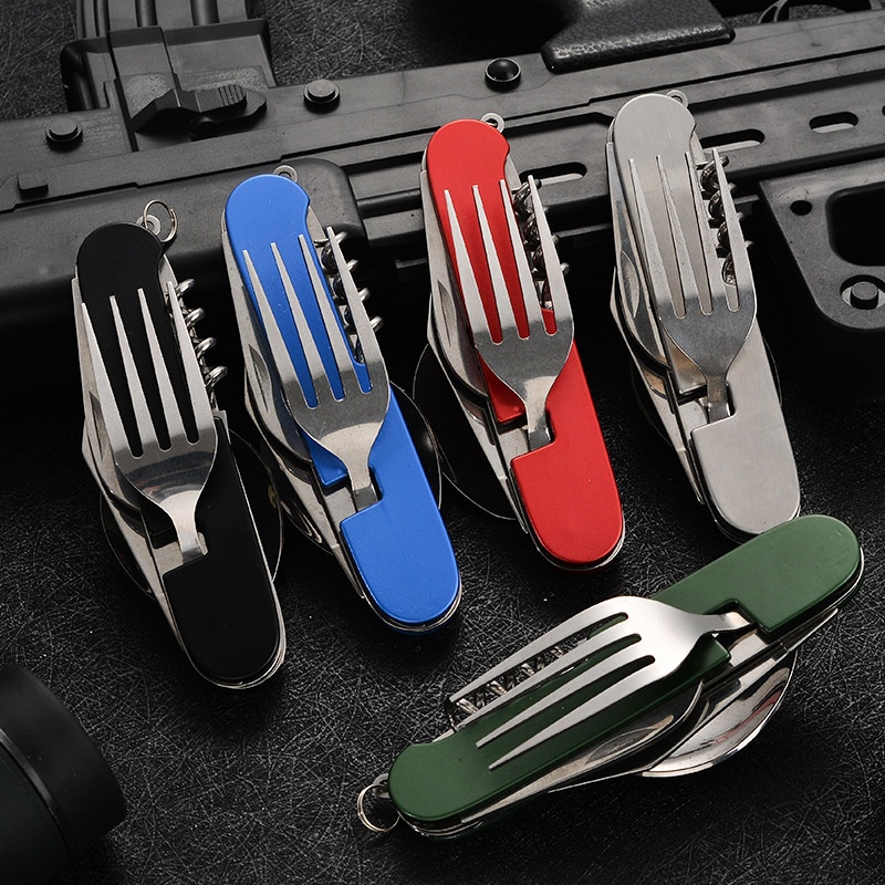 Składana zastawa stołowa 4 w 1 – Outdoor Camping World recenzja i cena