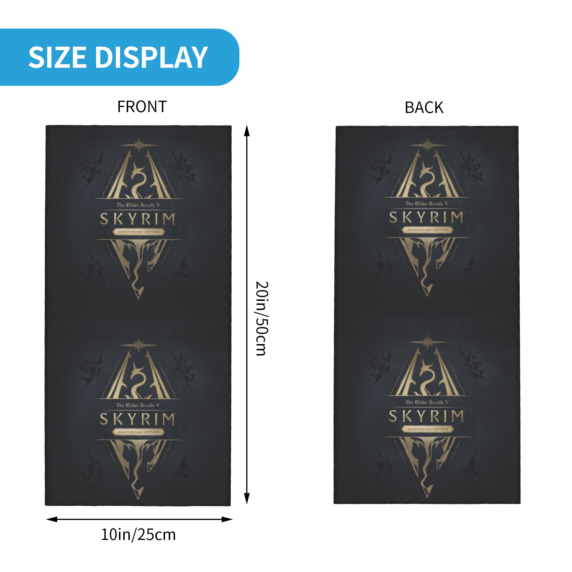 Chusta na szyję z logo Skyrim, – Trekking Gaiters recenzja i cena