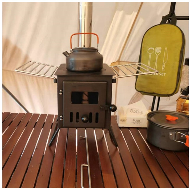 Kuchenka turystyczna na drewno – Outdoor Camping Wood Burning Stove recenzja i cena