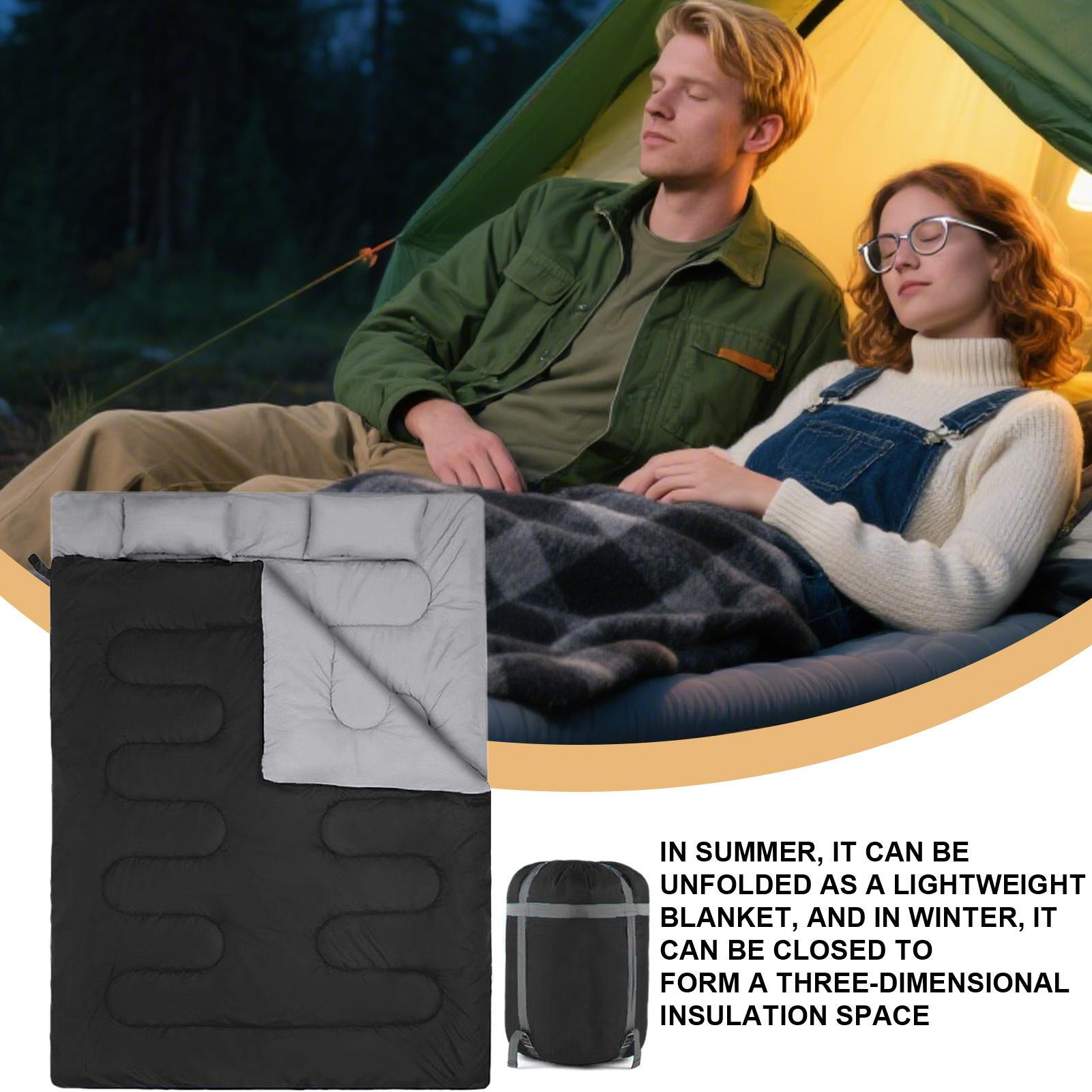 Śpiwór dla dorosłych, dwuosobo – Outdoor Camping Activities For Adults recenzja i cena