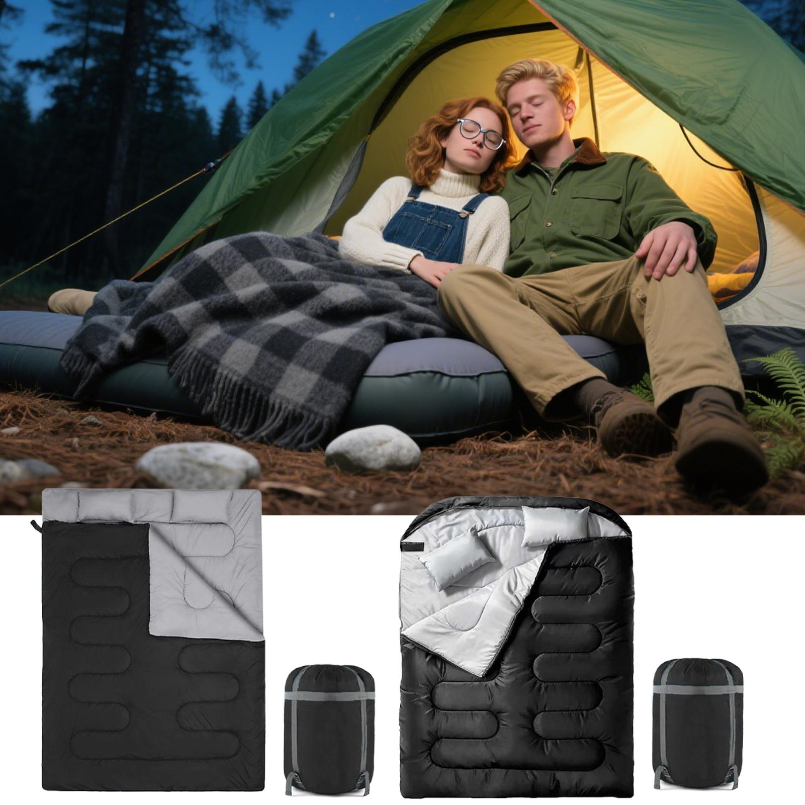 Śpiwór dla dorosłych, dwuosobo – Outdoor Camping Activities For Adults recenzja i cena