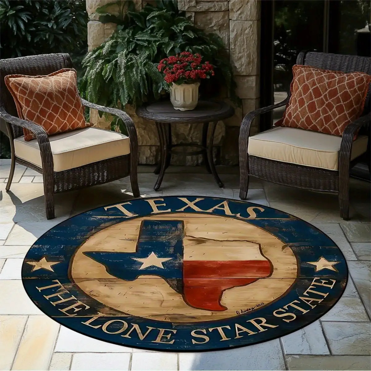 Mata podłogowa Texas Lone Star – Outdoor Camping Rug Waterproof recenzja i cena