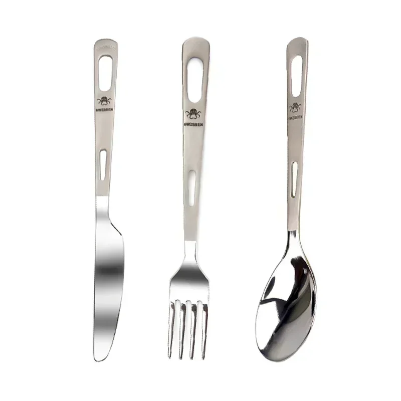 HWZBBEN tytanowy zestaw nóż ły – Outdoor Camping Kitchen Set recenzja i cena