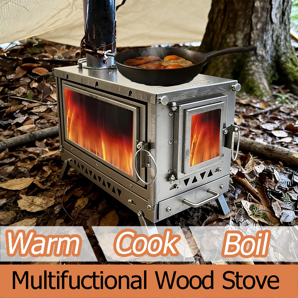 DANCHEL T3 – tytanowy piecyk d – Outdoor Camping Wood Burning Stove recenzja i cena