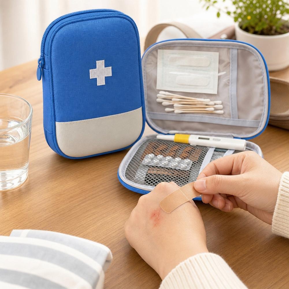 Duża, przenośna torba na aptec – First Aid Kit Camping recenzja i cena