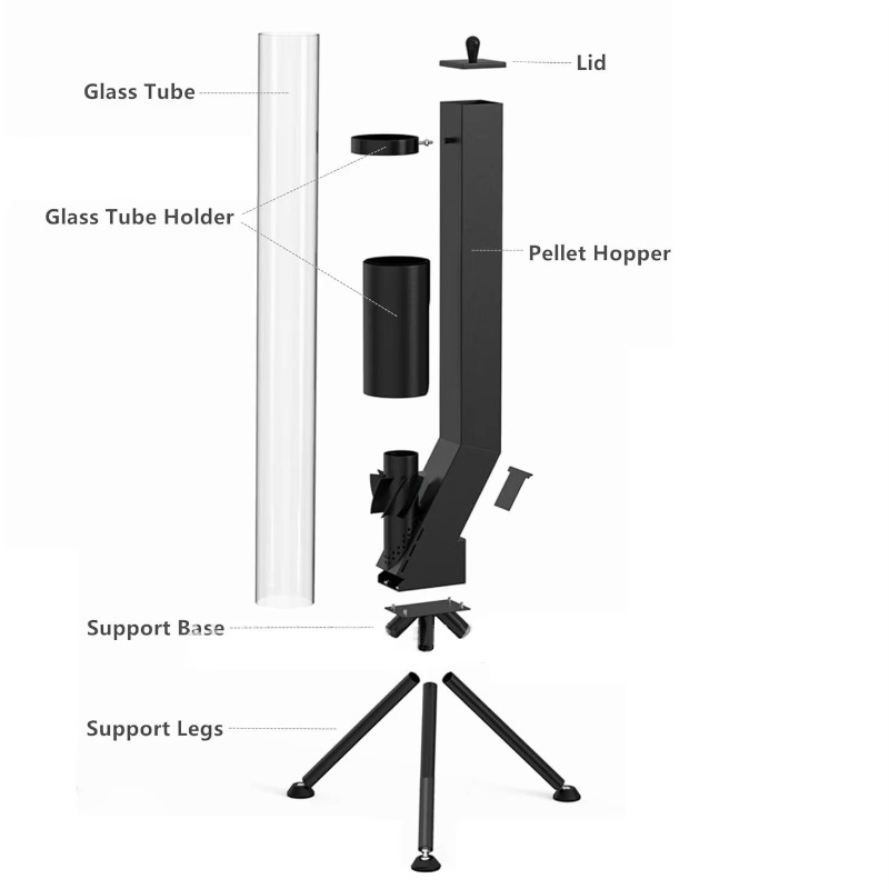 Kemping na świeżym powietrzu,  – Outdoor Camping Wood Burning Stove recenzja i cena