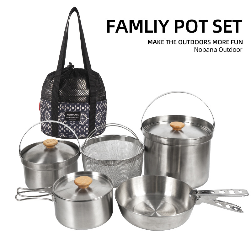 NOBANA najnowszy zestaw garnkó – Outdoor Camping Kitchen Set recenzja i cena