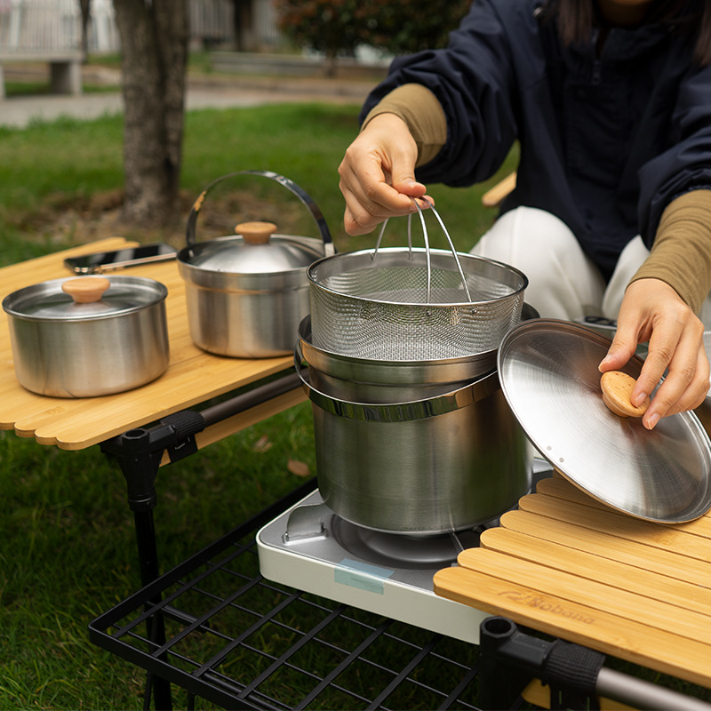 NOBANA najnowszy zestaw garnkó – Outdoor Camping Kitchen Set recenzja i cena