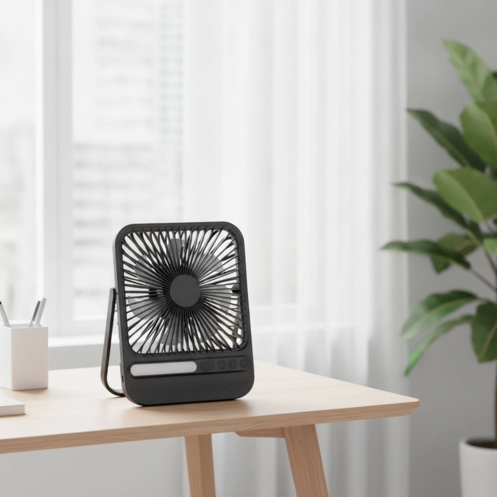 Wentylator biurkowy ze światłe – Outdoor Camping Ventilator recenzja i cena