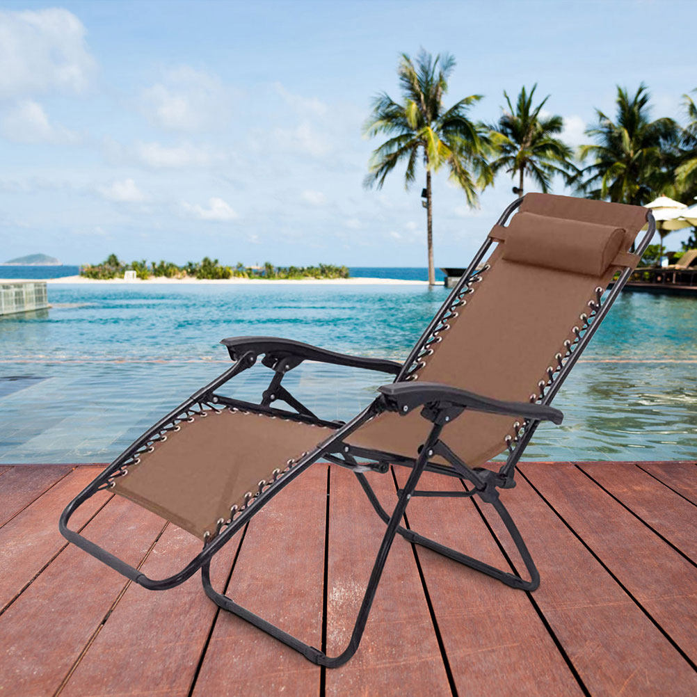 Składane krzesło, granatowe, d – Outdoor Chair Camping recenzja i cena