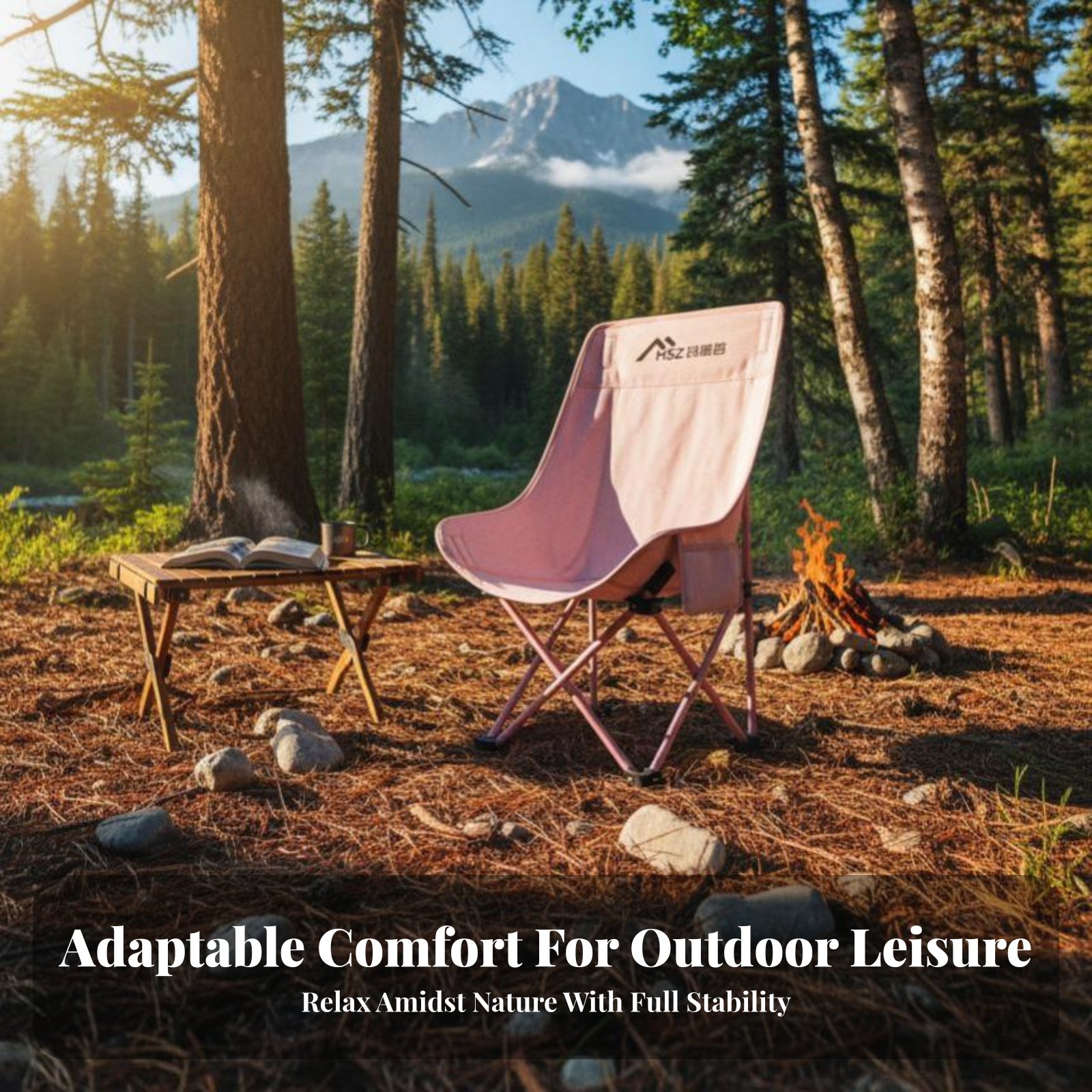 Składane krzesło z siatkowym o – Outdoor Camping Recliner recenzja i cena