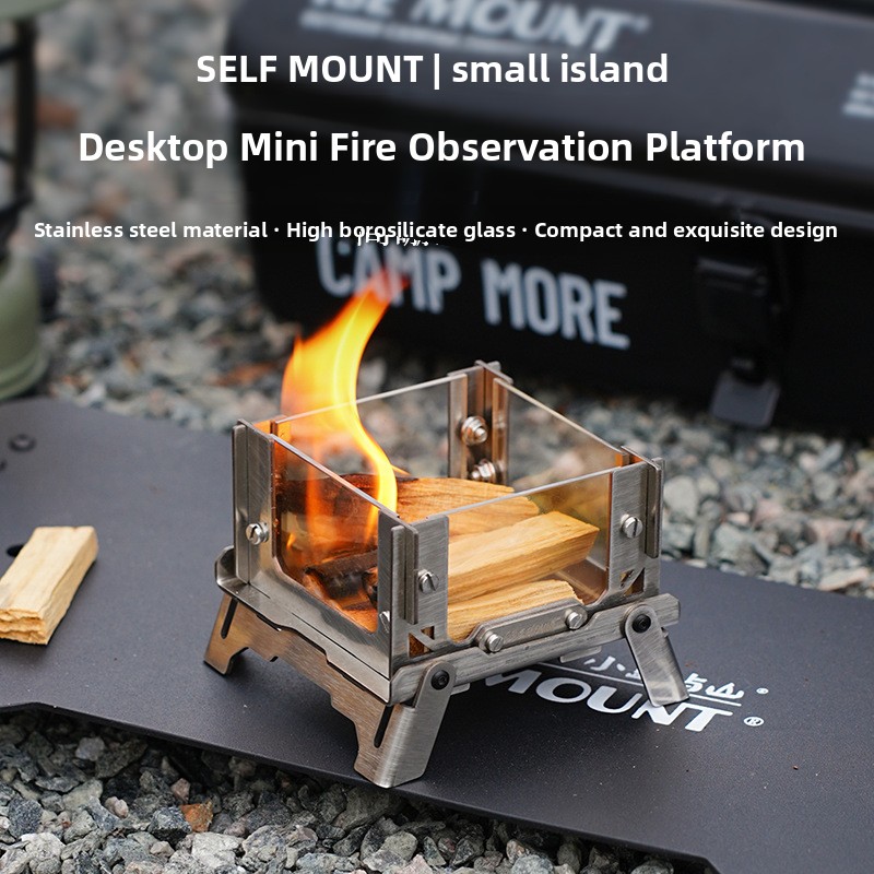 Mały, przenośny grill do użytk – Outdoor Camping Wood Burning Stove recenzja i cena