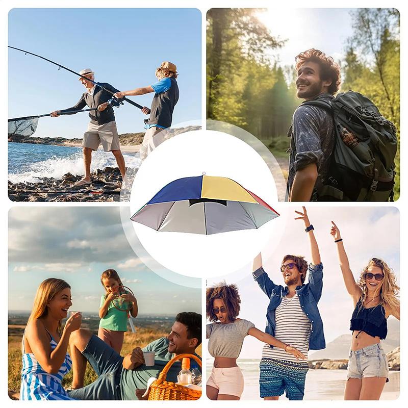 Składany parasol na głowę, wod – Outdoor Camping Activities For Adults recenzja i cena