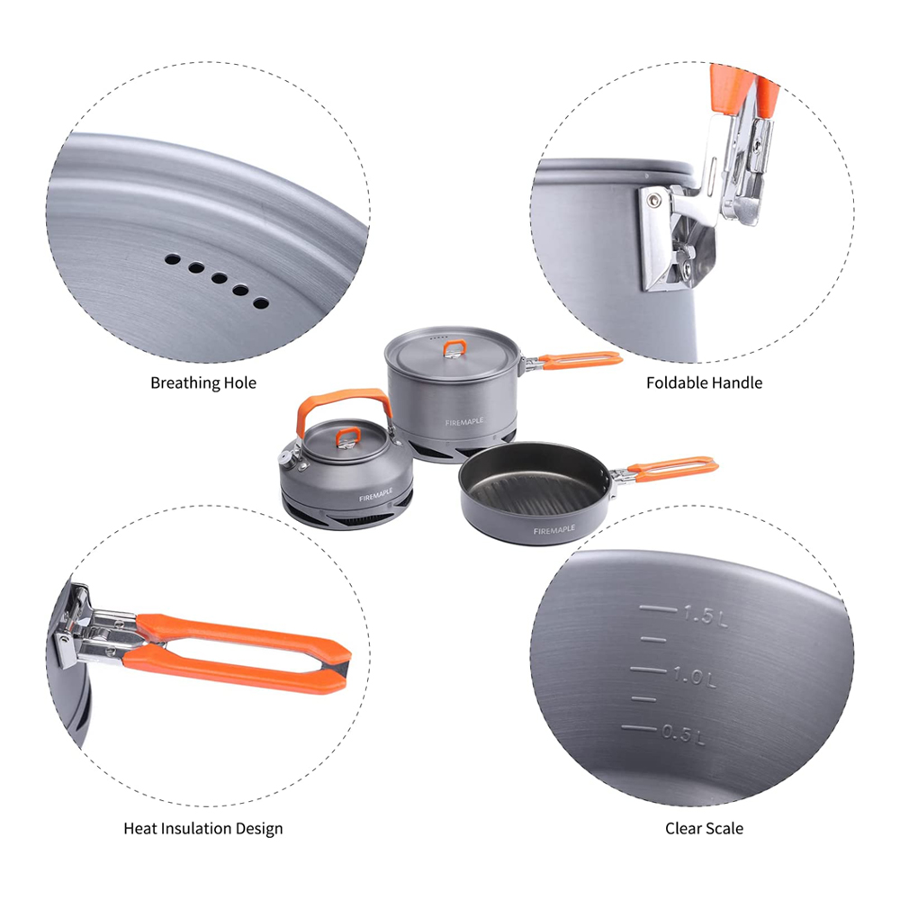 Fire Maple garnków Camping pie – Outdoor Camping Kitchen Set recenzja i cena