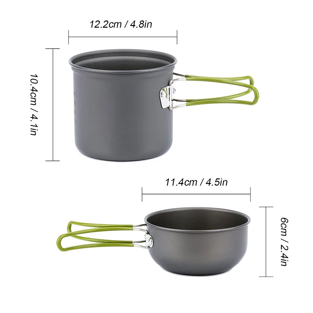 Zestaw naczyń kempingowych z k – Outdoor Camping Kitchen Set recenzja i cena